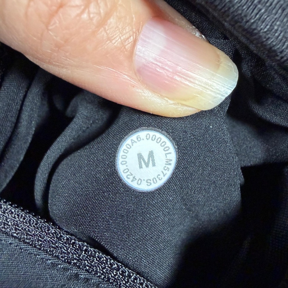 Lululemon License to Train Pants Mens Medium Black Gray Mesh Stretch Jogger - Picture 6 of 10